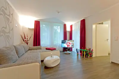 Wohnzimmer Ferienwohnung Beloch